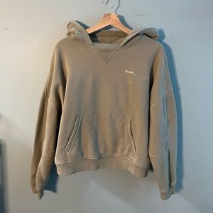 Cropped Roots Hoodie Olive Green XL Women’s